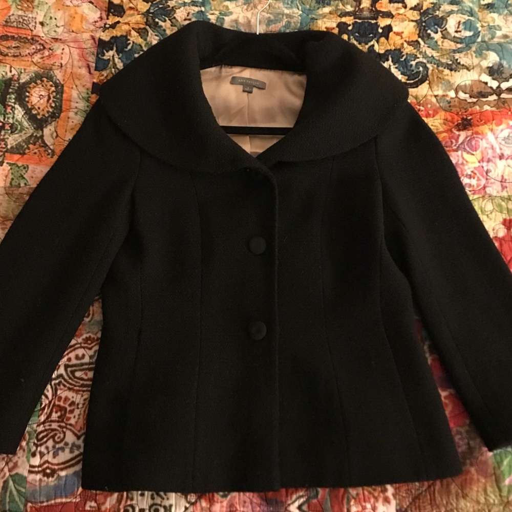 Ann Taylor Virgin Wool Jacket - Size 8